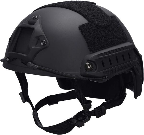 Fast Base Jump Tactical Helmet for Airsoft with 12-in-1 Headwear