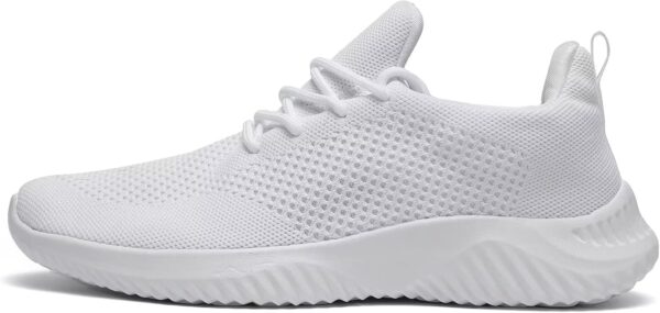 Mens Slip-on Tennis Shoes Walking Running Sneakers Lightweight Breathable Casual Soft Sole Mesh Work Gym Trainers - Image 2
