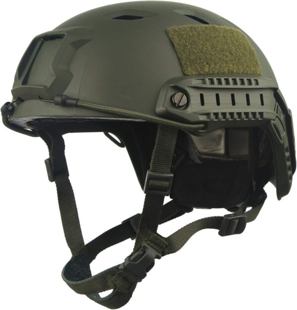 Fast Base Jump Tactical Helmet for Airsoft with 12-in-1 Headwear