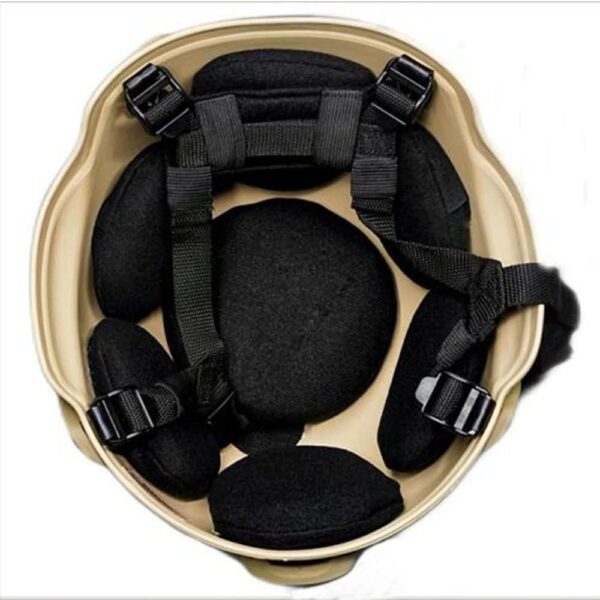 Airsoft Helmet  2000 Tactical Helmet with Ear Protection, Front NVG Mount and Side Rail - Image 2