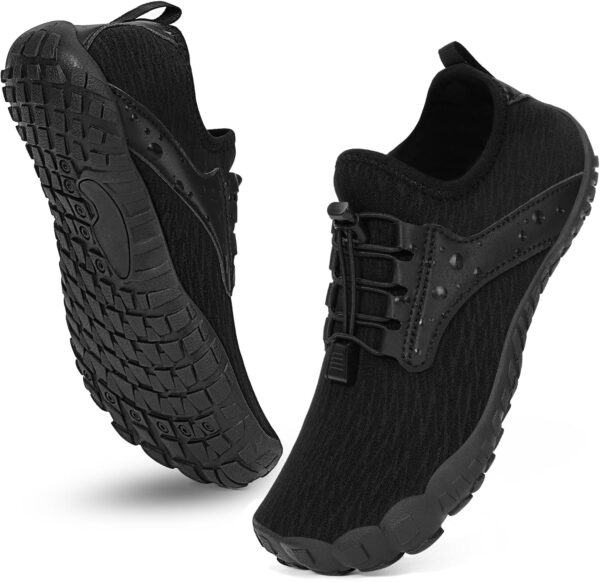 Hike Barefoot Shoes Water Shoes for Women Men, Newly  Minimalist Shoes Quick Dry Breathable & Non-Slip Wide Toe Running Shoes for Beach Aqua Swim Surf Hiking