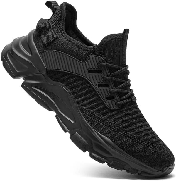 Mens Running Tennis Shoes Slip on Walking Fashion Athletic Sneakers Work Gym Shoes Comfort Lightweight Mesh Soft Sole - Image 2