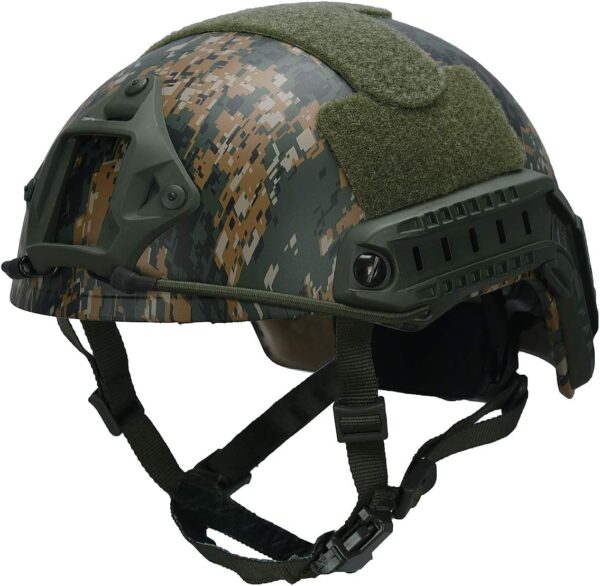 Fast Base Jump Tactical Helmet for Airsoft with 12-in-1 Headwear