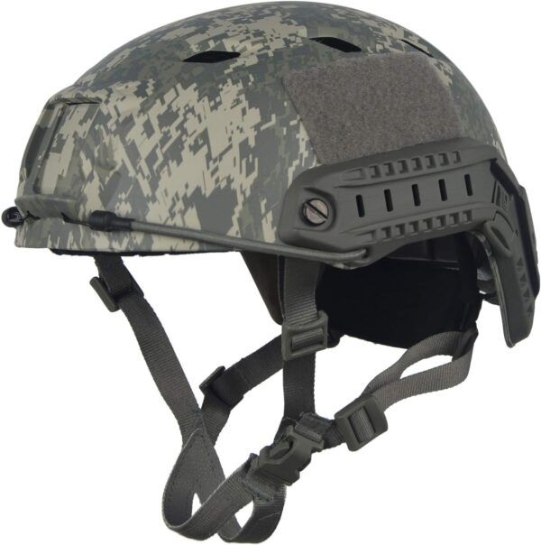 Fast Base Jump Tactical Helmet for Airsoft with 12-in-1 Headwear