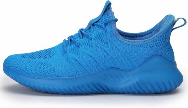 Mens Slip On Running Shoes Athletic Walking Trainers Lightweight Breathable Mesh Tennis Sneakers - Image 2