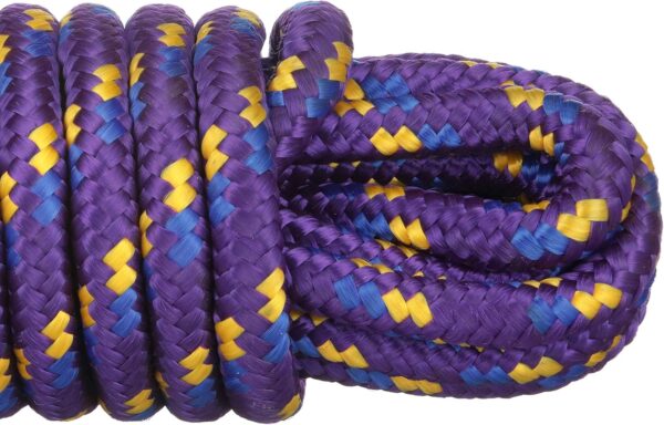 Neon Colored Diamond Braided Polypropylene Marine Utility Cord - Image 2